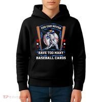 Baseball Cards Collector Kids Hoodie thumb 4