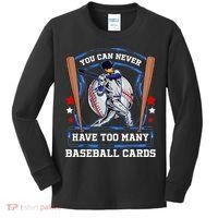 Baseball Cards Collector Kids Long Sleeve Shirt thumb 0