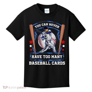 Baseball Cards Collector Kids T-Shirt