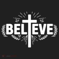Believe Cross Christian Jesus Christ Christians Hat thumb 2