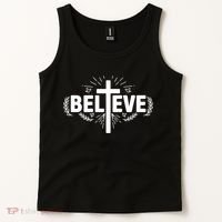 Believe Cross Christian Jesus Christ Christians Tank Top thumb 2