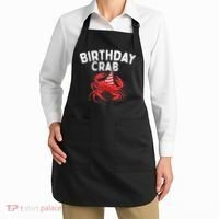 Birthday Crab Crustacean Animal Lover Beach Seafood Apron thumb 2