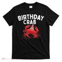 Birthday Crab Crustacean Animal Lover Beach Seafood T-Shirt thumb 0