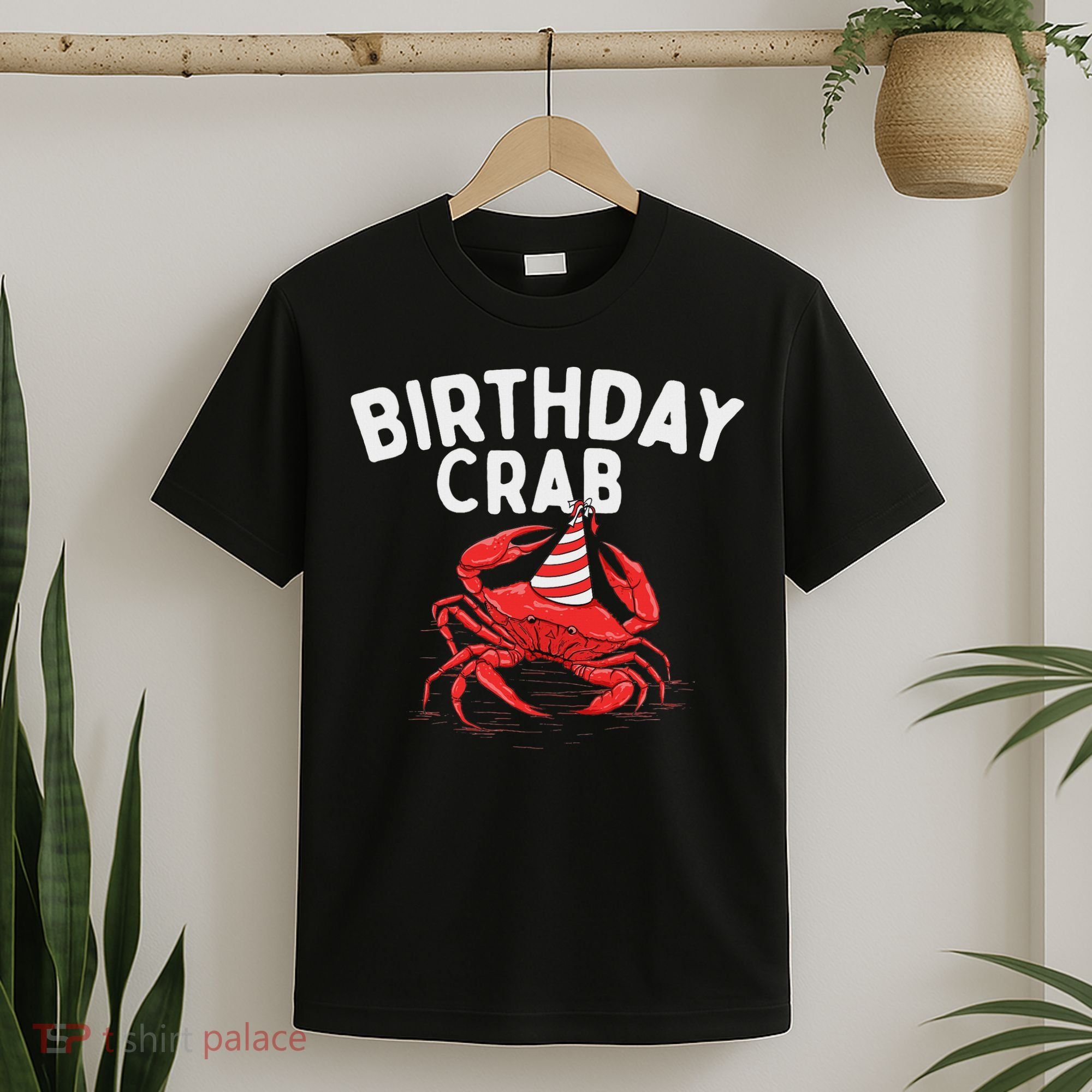 Birthday Crab Crustacean Animal Lover Beach Seafood T-Shirt