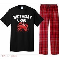 Birthday Crab Crustacean Animal Lover Beach Seafood Pajama Set thumb 0