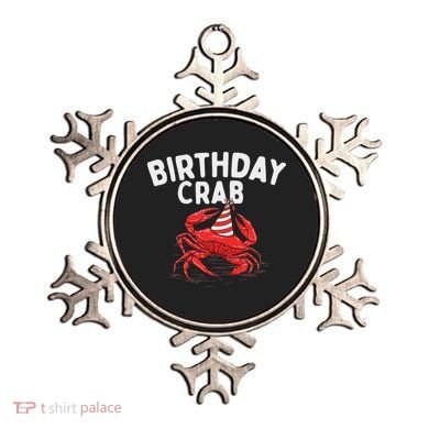 Birthday Crab Crustacean Animal Lover Beach Seafood Ornament