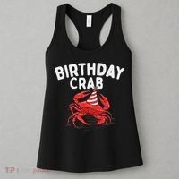 Birthday Crab Crustacean Animal Lover Beach Seafood Women's Tank Top thumb 3