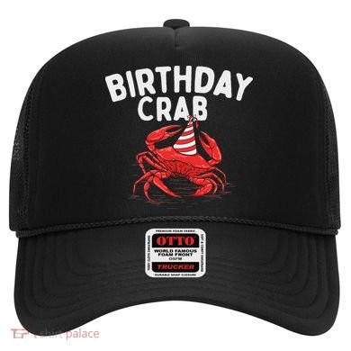 Birthday Crab Crustacean Animal Lover Beach Seafood Hat