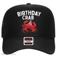 Birthday Crab Crustacean Animal Lover Beach Seafood Hat thumb 0
