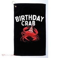 Birthday Crab Crustacean Animal Lover Beach Seafood Golf Towel thumb 0