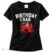 Birthday Crab Crustacean Animal Lover Beach Seafood Women's T-Shirt thumb 0