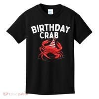 Birthday Crab Crustacean Animal Lover Beach Seafood Kids T-Shirt thumb 0