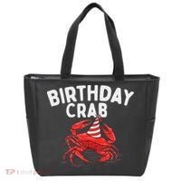 Birthday Crab Crustacean Animal Lover Beach Seafood Tote Bag thumb 0