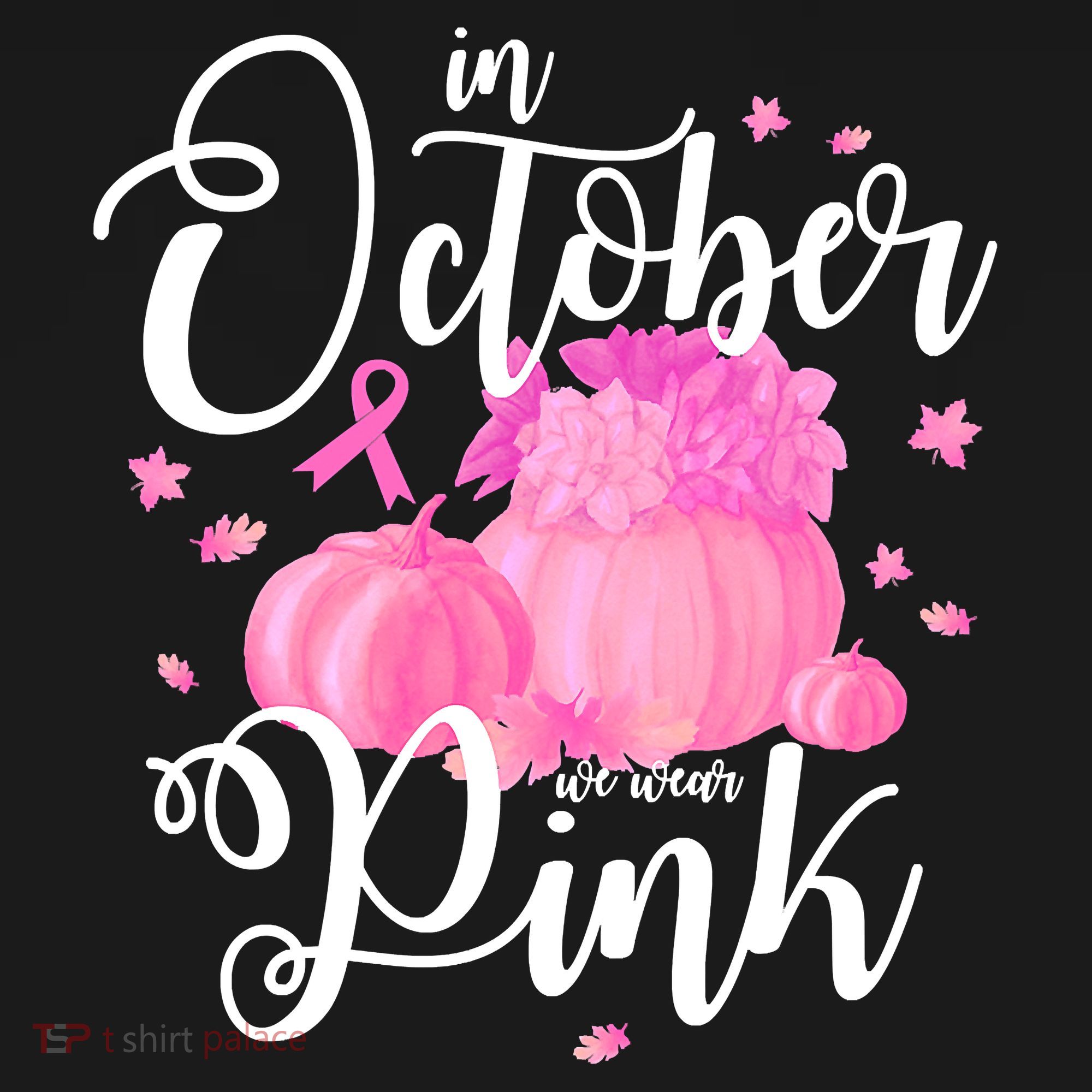 Breast Cancer Cute In October We Wear Pink Awareness Long Women's Hoodie