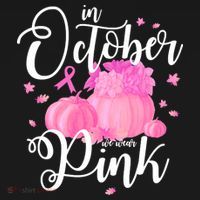 Breast Cancer Cute In October We Wear Pink Awareness Long Kids Sweatshirt thumb 2