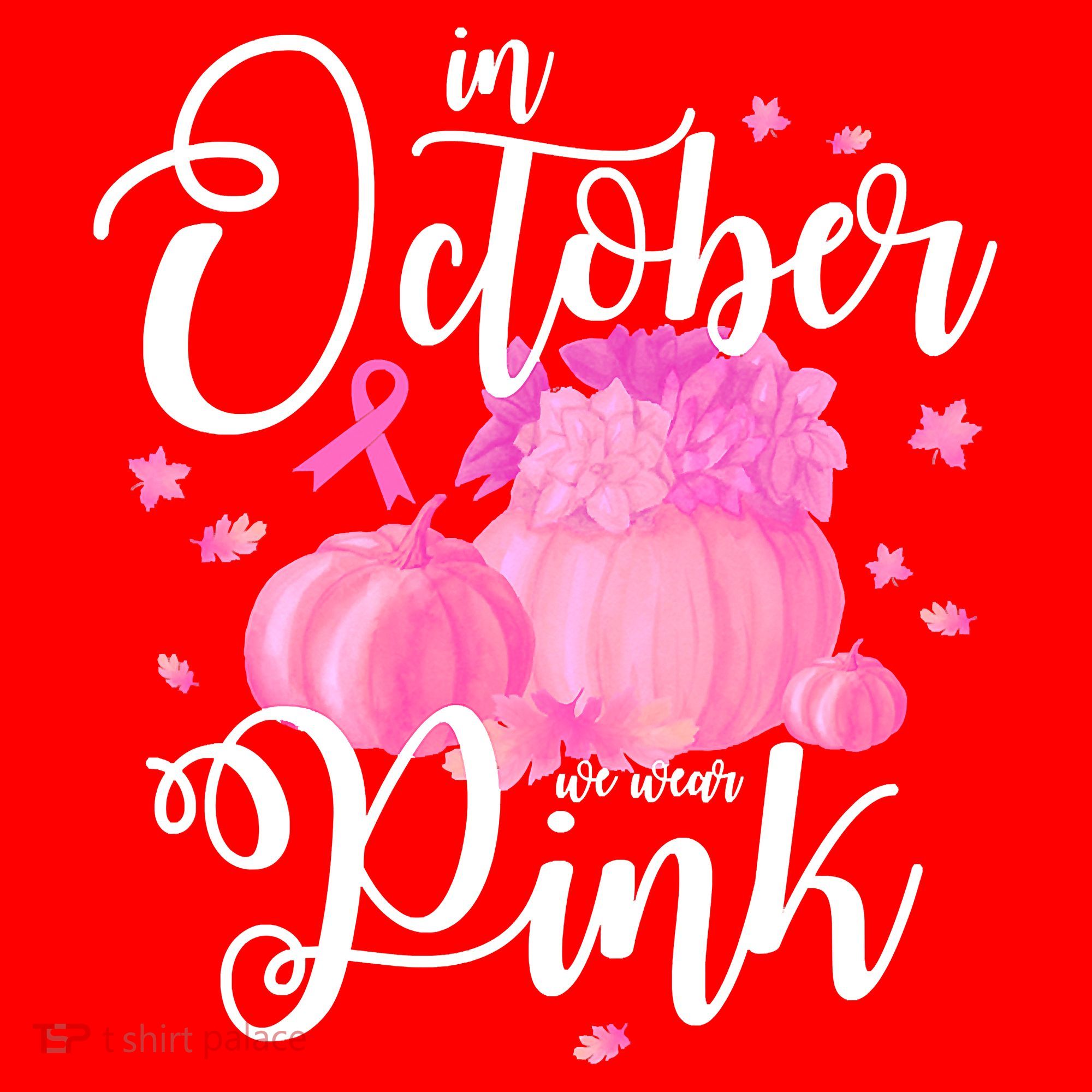 Breast Cancer Cute In October We Wear Pink Awareness Long Santa Hat