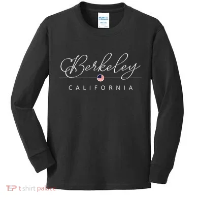 Berkeley California Ca On Berkeley Kids Long Sleeve Shirt