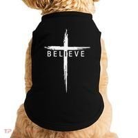 Believe Christian Cross Jesus Christ Christians Doggie Tank thumb 0