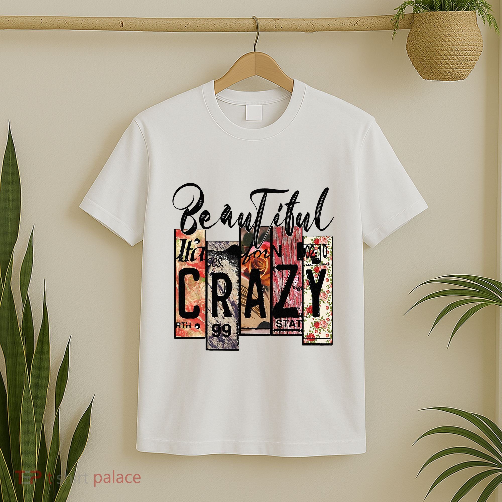 Beautiful Crazy Country Music Western Cowgirl Rodeo T-Shirt