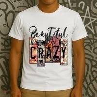 Beautiful Crazy Country Music Western Cowgirl Rodeo T-Shirt thumb 3
