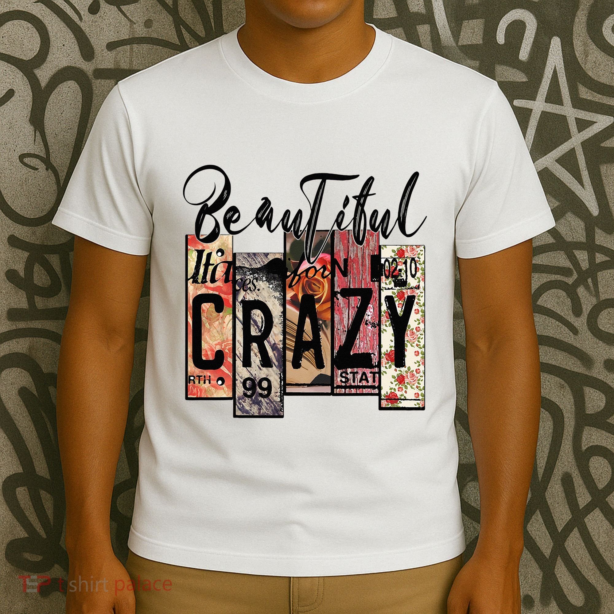 Beautiful Crazy Country Music Western Cowgirl Rodeo T-Shirt