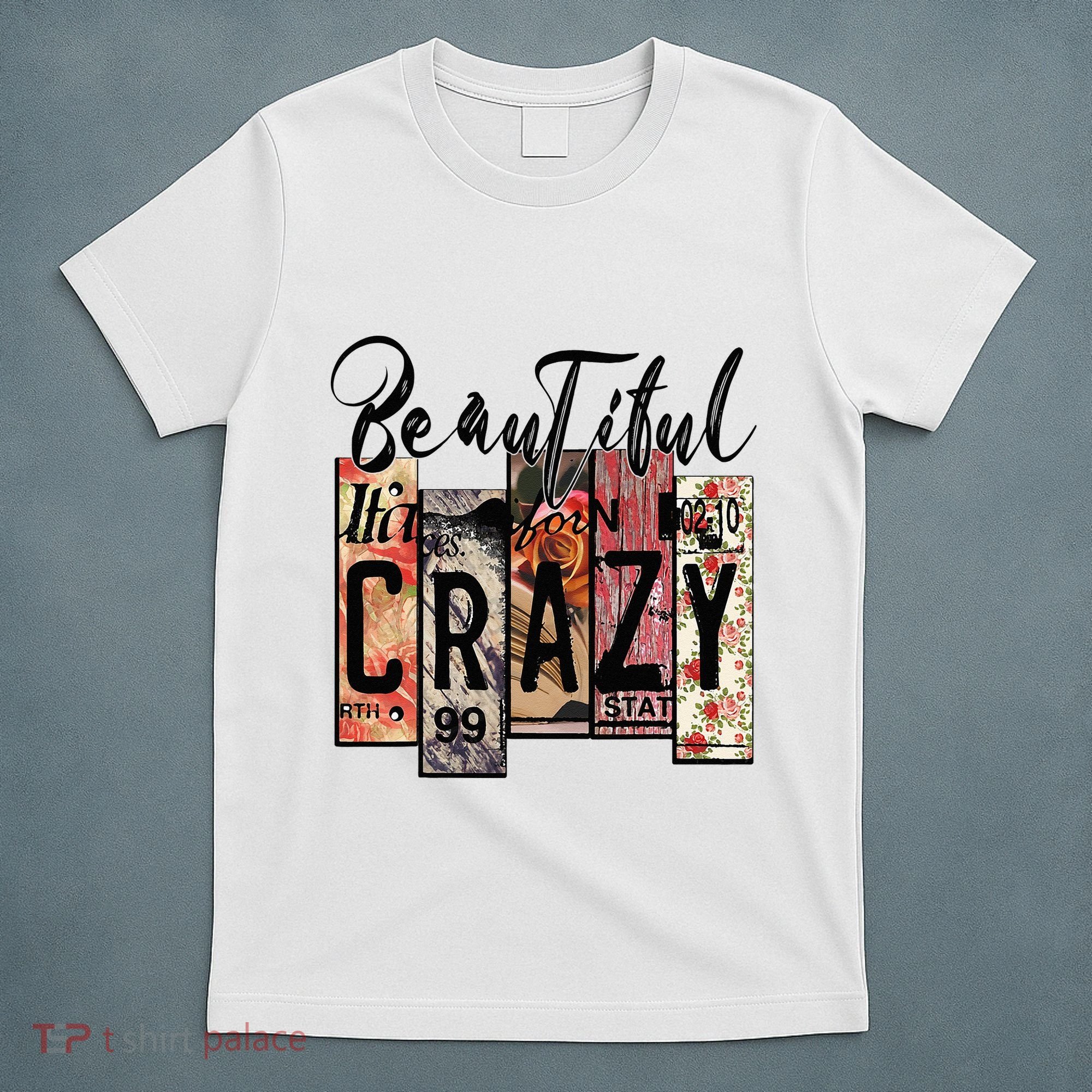 Beautiful Crazy Country Music Western Cowgirl Rodeo T-Shirt