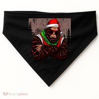 Bigfoot Christmas Cheer USA-Made Doggie Bandana thumb 0