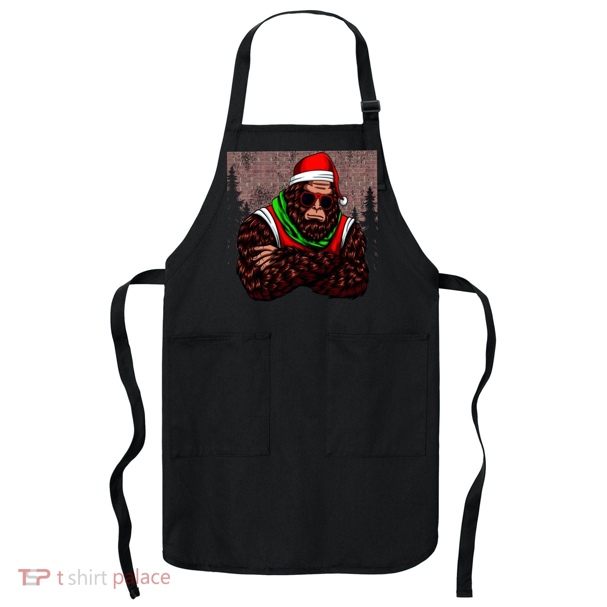 Bigfoot Christmas Cheer Apron