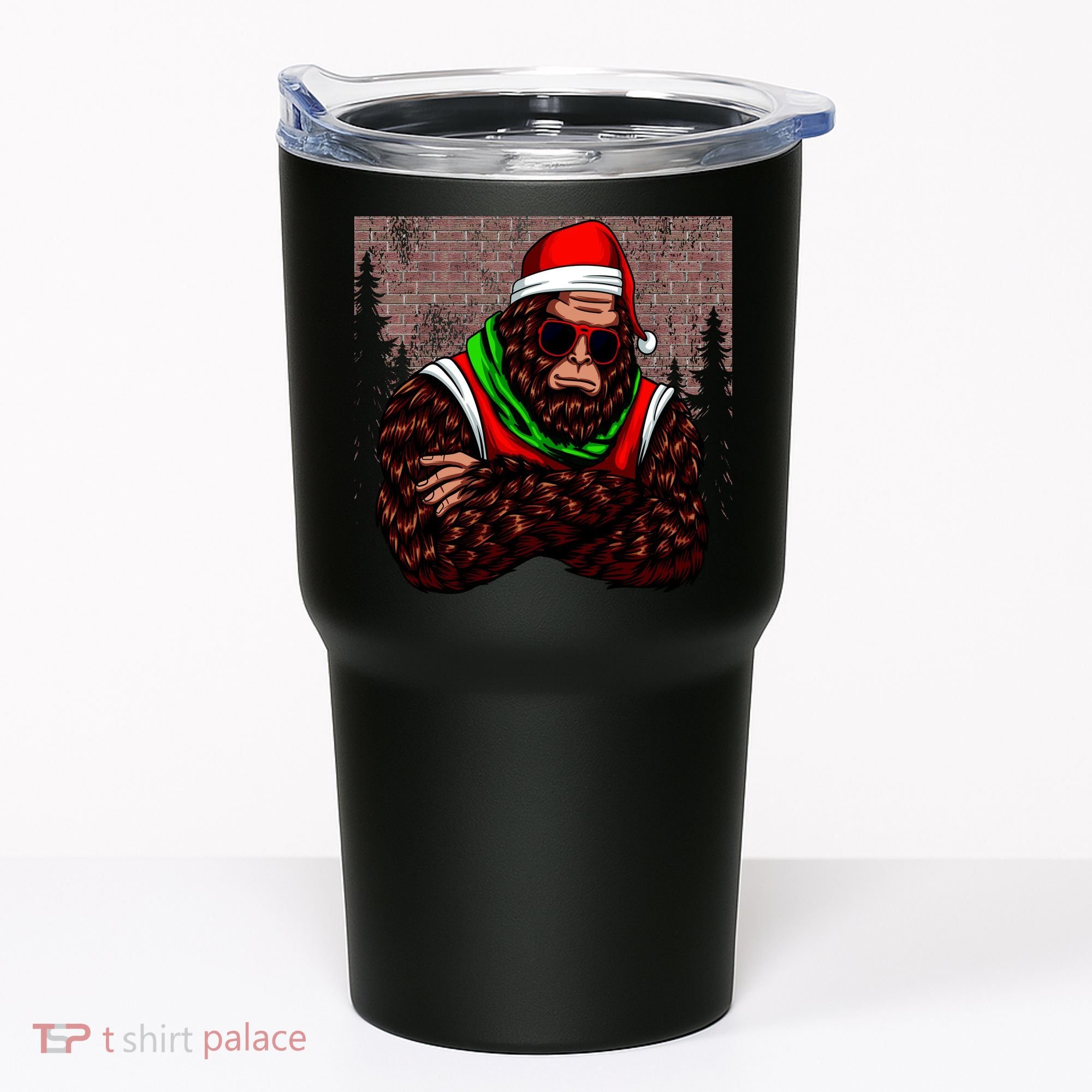 Bigfoot Christmas Cheer Tumbler