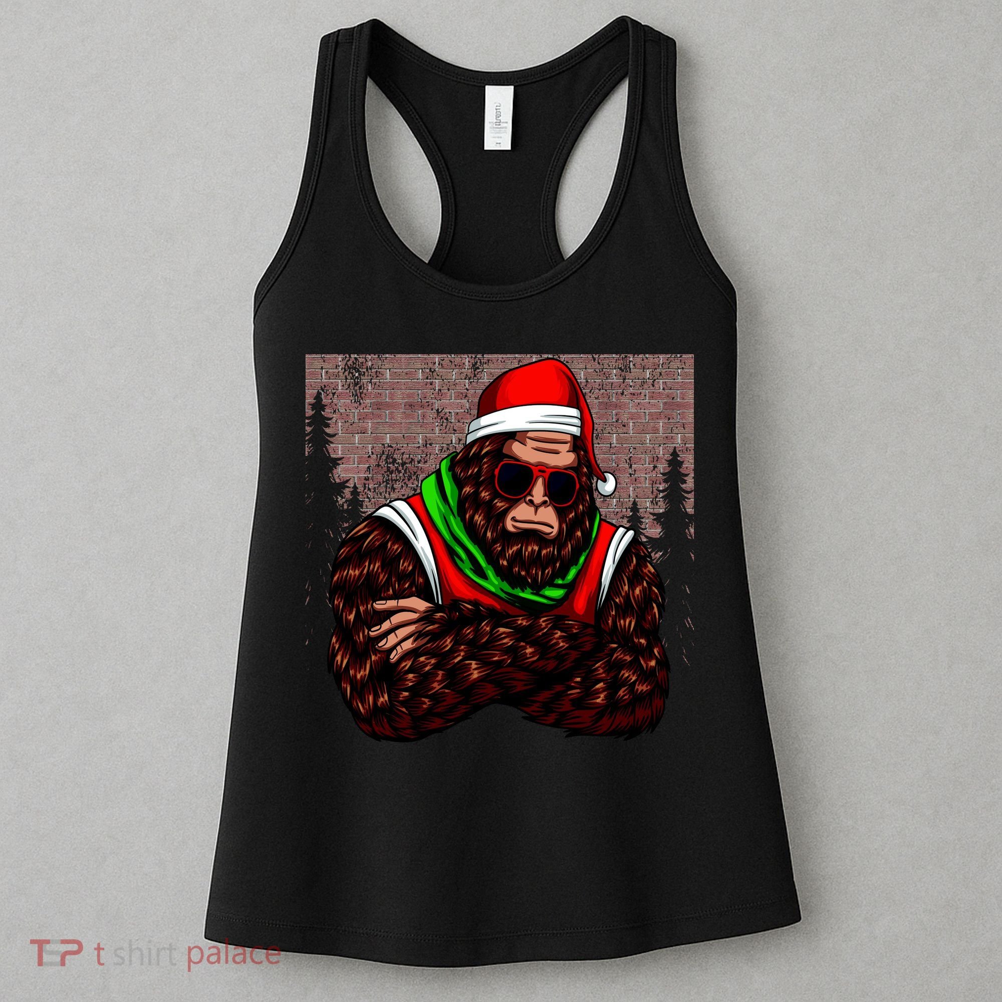 Bigfoot Christmas Cheer Women's Tank Top