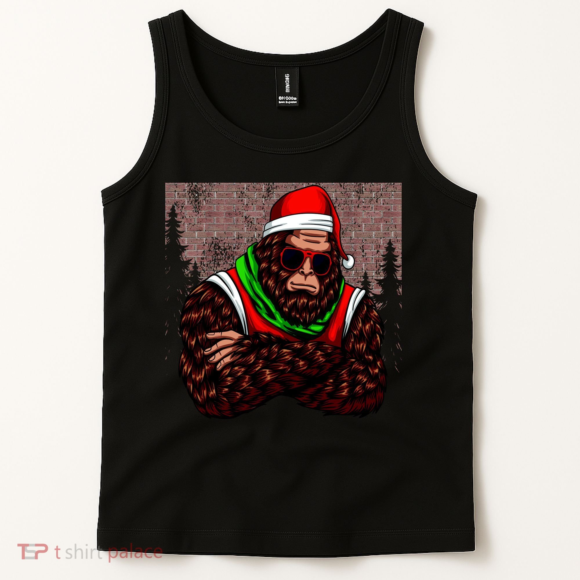 Bigfoot Christmas Cheer Tank Top