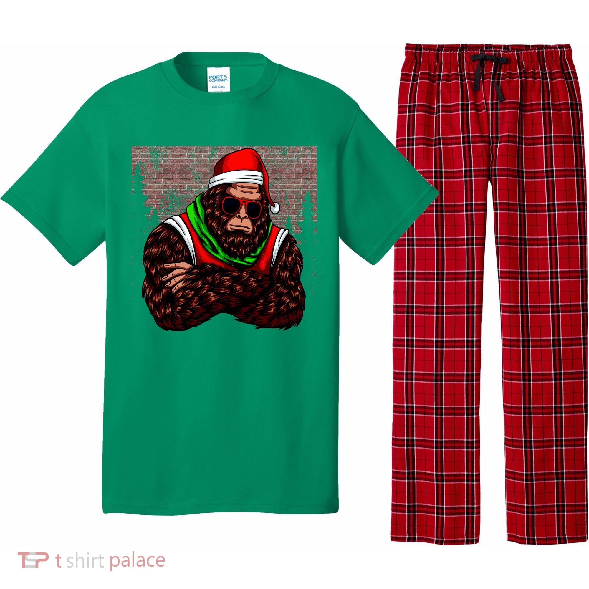 Bigfoot Christmas Cheer Pajama Set