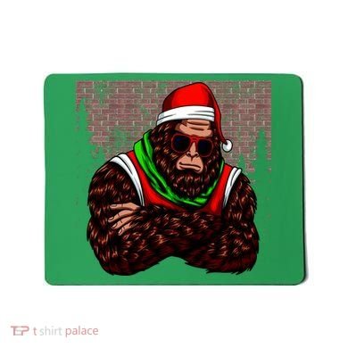Bigfoot Christmas Cheer Mousepad