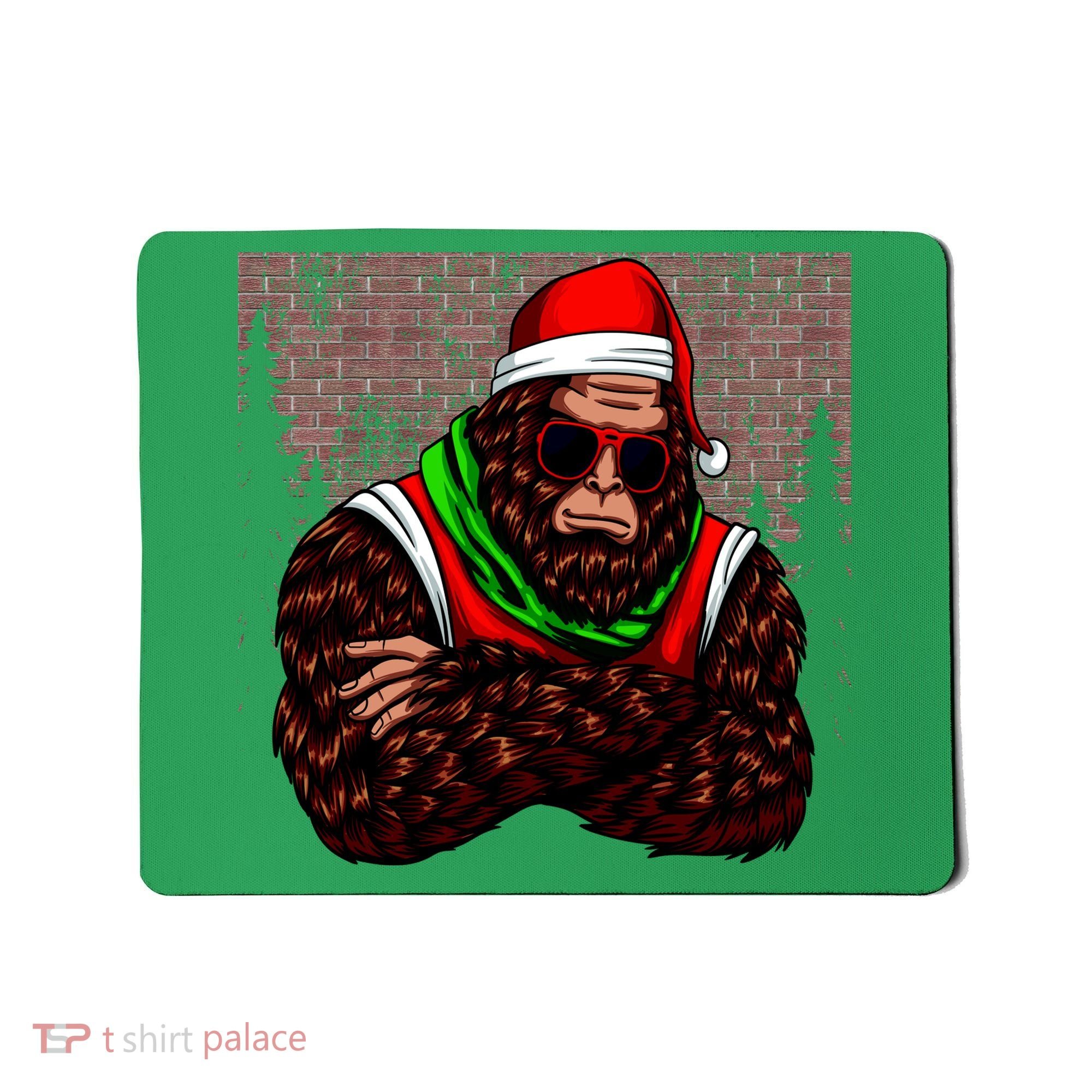 Bigfoot Christmas Cheer Mousepad