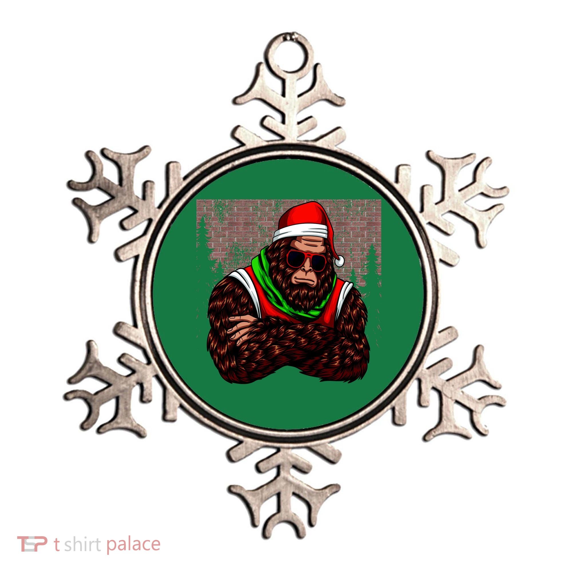 Bigfoot Christmas Cheer Ornament