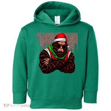 Bigfoot Christmas Cheer Toddler Hoodie