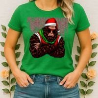 Bigfoot Christmas Cheer Women's T-Shirt thumb 2