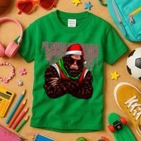Bigfoot Christmas Cheer Kids T-Shirt thumb 3