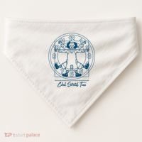 Big Comfy Couch Clock Stretch Time USA-Made Doggie Bandana thumb 0