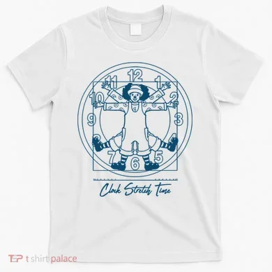 Big Comfy Couch Clock Stretch Time T-Shirt