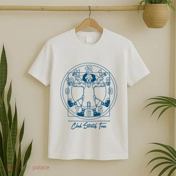 Big Comfy Couch Clock Stretch Time T-Shirt