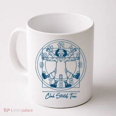 Big Comfy Couch Clock Stretch Time Coffee Mug