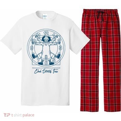 Big Comfy Couch Clock Stretch Time Pajama Set