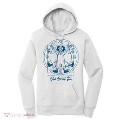 Big Comfy Couch Clock Stretch Time Women's Hoodie