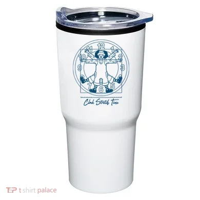 Big Comfy Couch Clock Stretch Time Tumbler