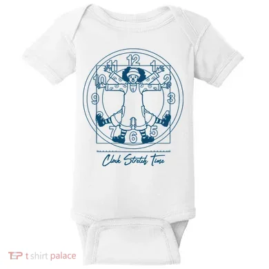 Big Comfy Couch Clock Stretch Time Baby Bodysuit
