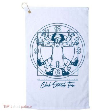 Big Comfy Couch Clock Stretch Time Golf Towel