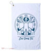 Big Comfy Couch Clock Stretch Time Golf Towel thumb 0