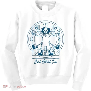 Big Comfy Couch Clock Stretch Time Kids Sweatshirt