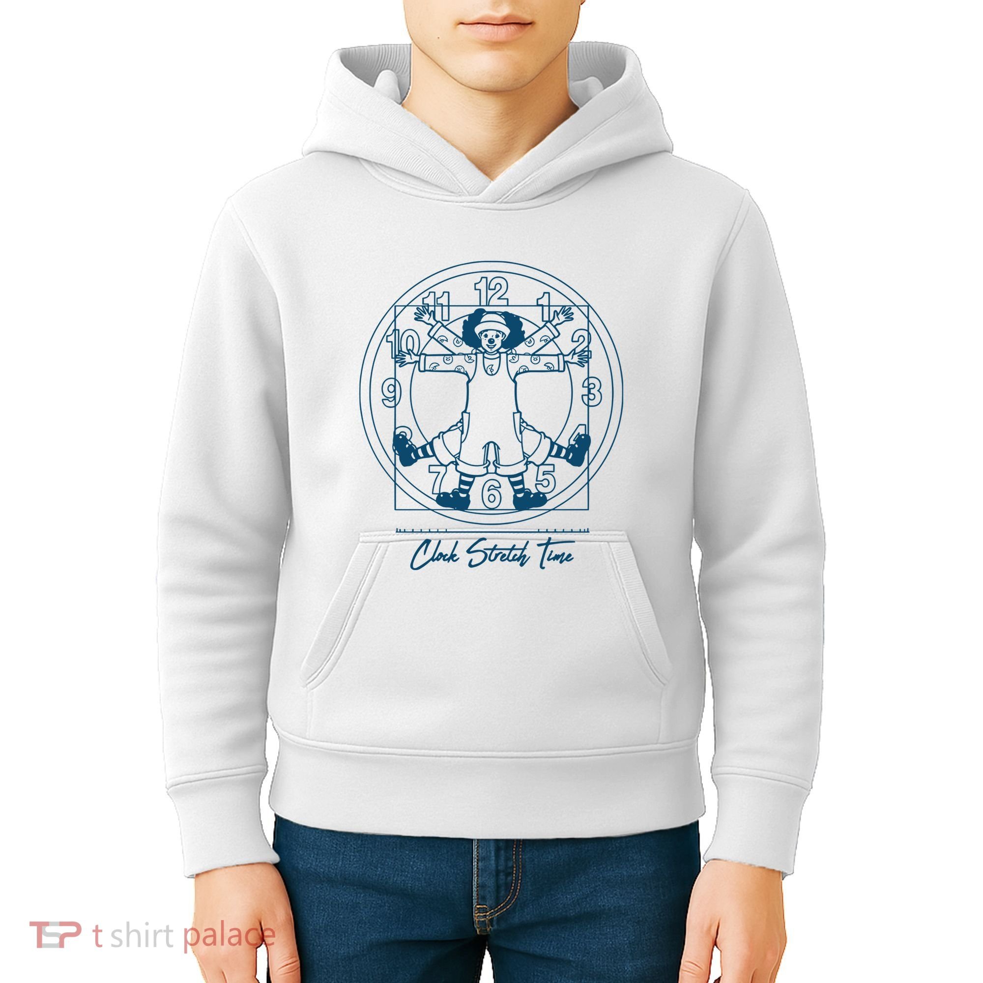 Big Comfy Couch Clock Stretch Time Kids Hoodie
